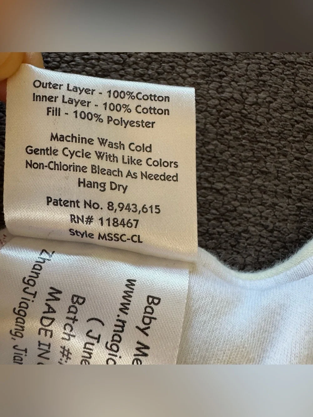 Baby Merlin's The Magic Sleepsuit Yellow Baby Boy Girl Neutral Large 6-9M